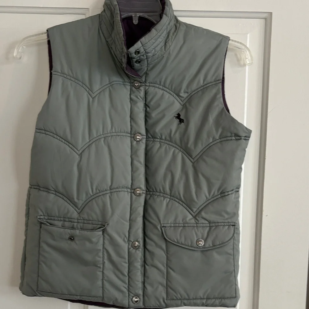 Limited Edition Reversible Cowgirl Up Puffer Vest - Picture 4 of 5